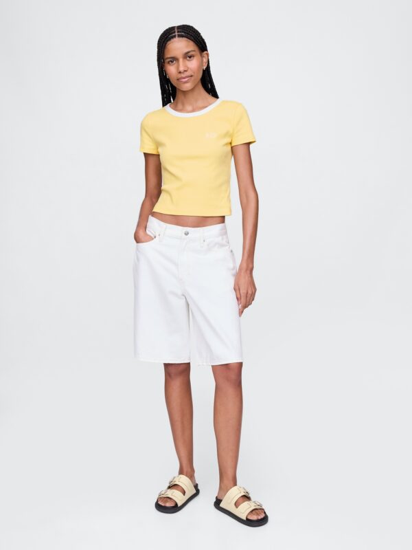 GAP Ribbed crop t-shirt - Women's
