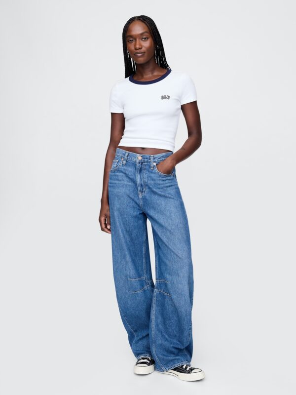 GAP Ribbed crop t-shirt - Women's