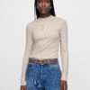 GAP Ribbed knit t-shirt - Women's