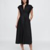 GAP Shirt poplin midi dress - Women's