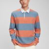 GAP Striped Rugby Polo T-Shirt - Men