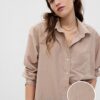 GAP Striped Shirt Oversized - Women