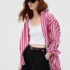 GAP Striped Shirt Oversized - Women