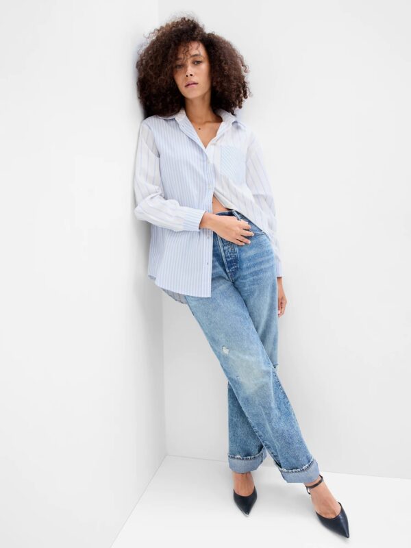GAP Striped Shirt Popelín - Women