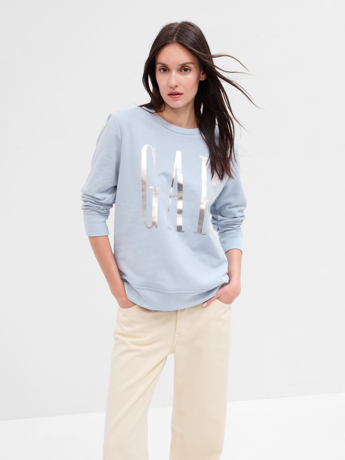 GAP Sweatshirt with logo and slits - Women