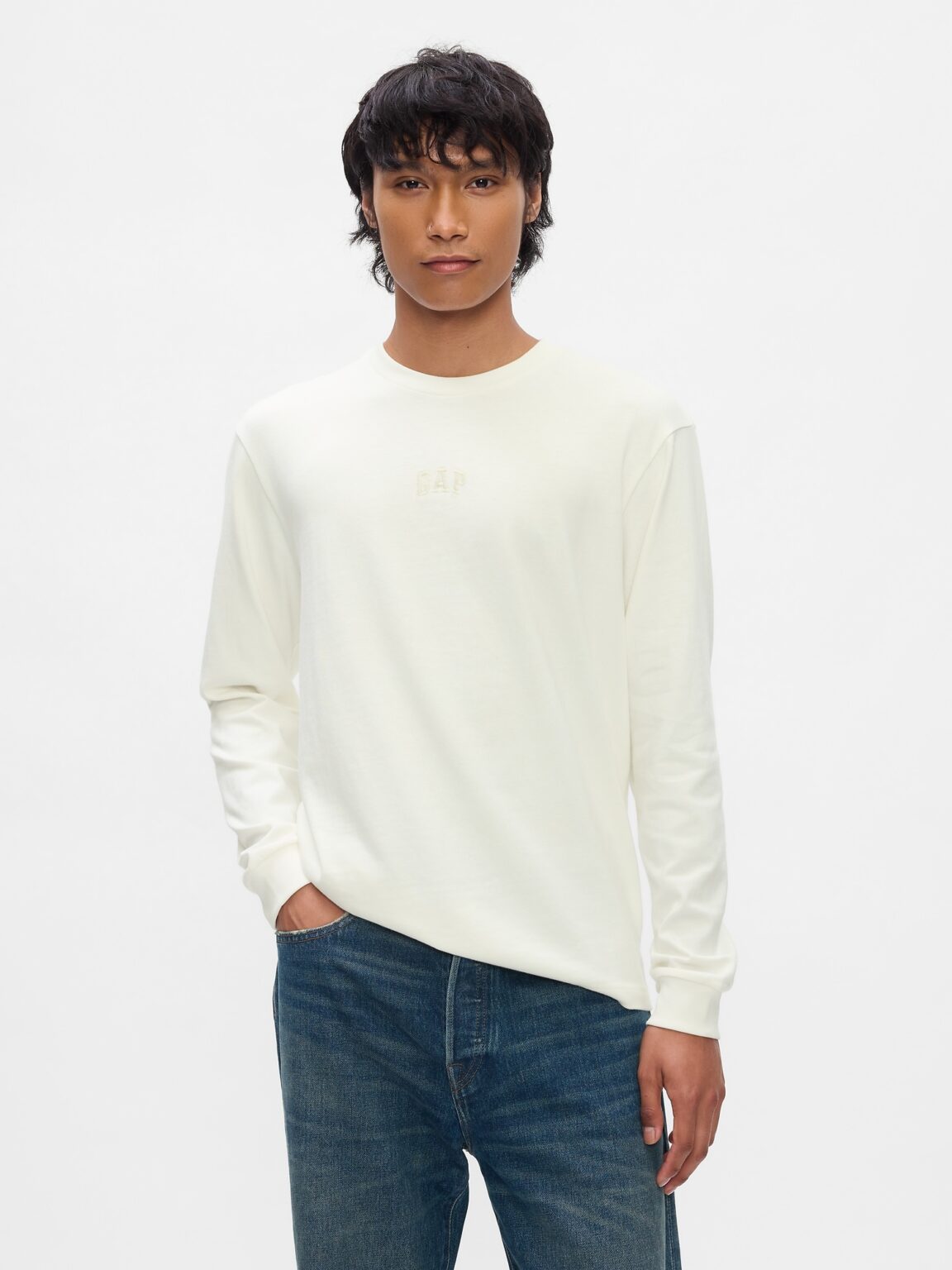 GAP T-shirt with Heavyweight logo - Men's