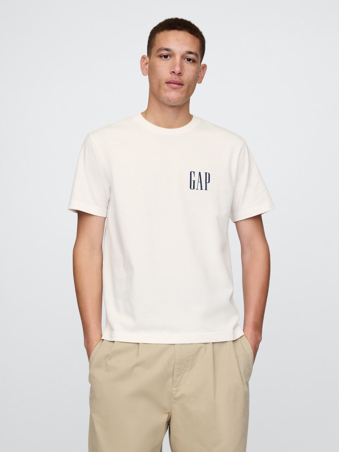 GAP T-shirt with Heavyweight logo - Men's