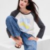 GAP T-shirt with retro logo - Women
