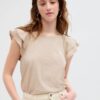 GAP T-shirt with ruffle sleeves - Women