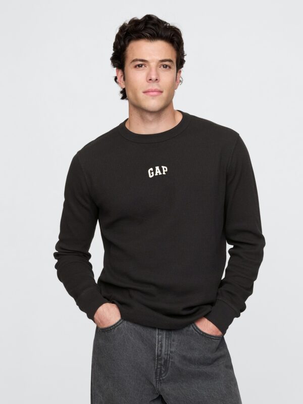 GAP Textured T-shirt with logo - Men's