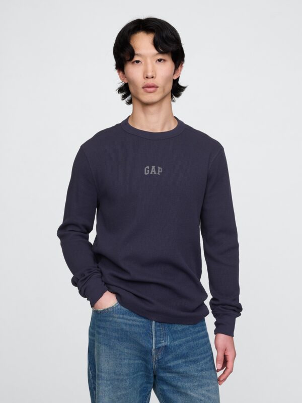 GAP Textured T-shirt with logo - Men's