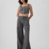 GAP Trousers with pockets Baggy Khaki Cargo - Women's