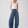 GAP Wide jeans Mid Rise Horseshoe - Women's
