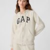 GAP Zip-up hoodie with logo - Women's