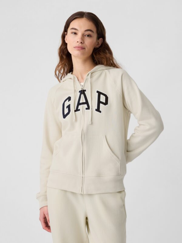 GAP Zip-up hoodie with logo - Women's
