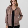 GAP Zip-up hoodie with logo - Women's