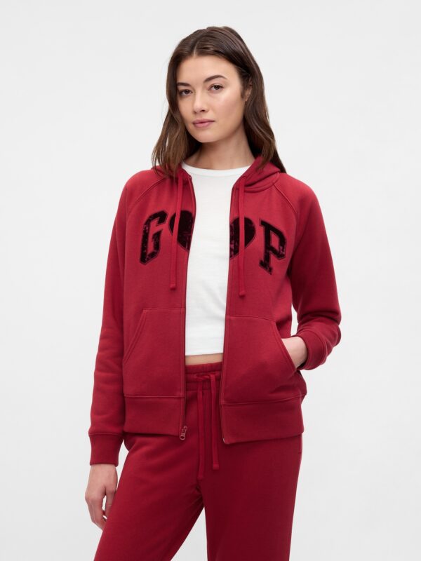 GAP Zip-up hoodie with logo - Women's