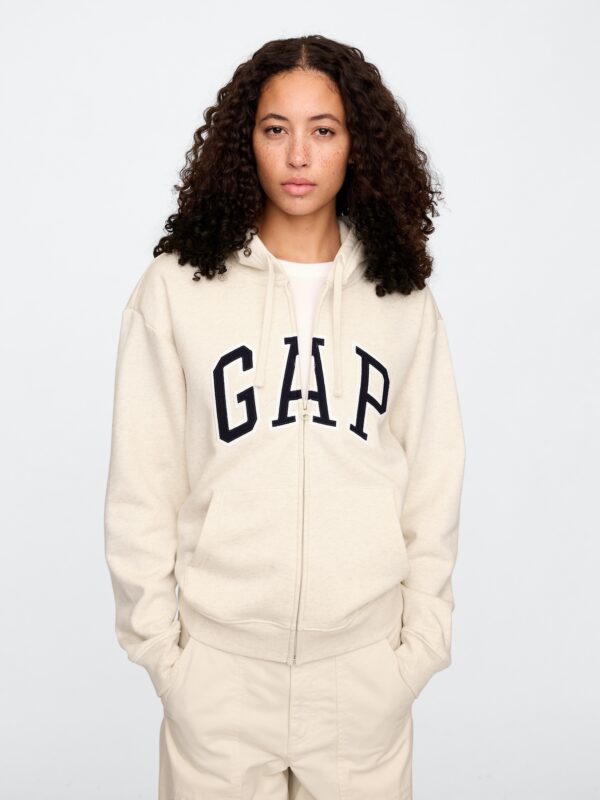GAP Zip-up hoodie with logo - Women's