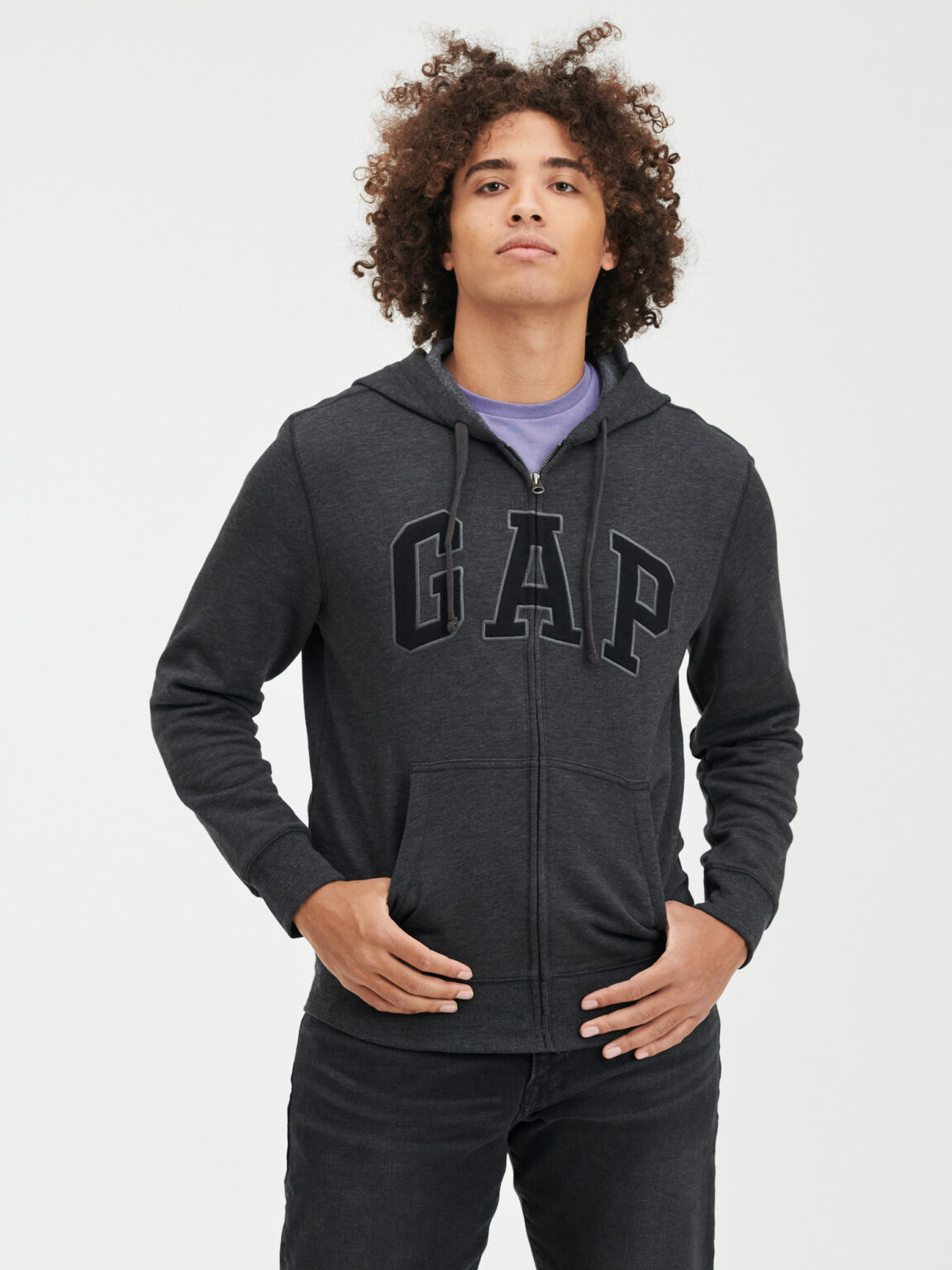 GAP Zipper Sweatshirt with Logo - Men