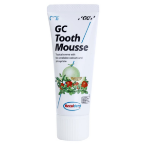 GC Tooth Mousse ásványfeltöltő védőkrém az érzékeny fogakra fluoridmentes íz Melon 35 ml-Eredeti