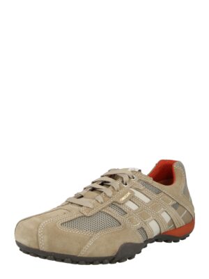 GEOX Rövid szárú sportcipők 'Uomo Snake'  teveszín / taupe / fehér