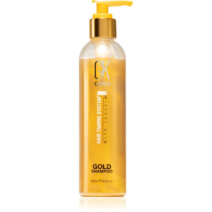 GK Hair Gold Shampoo hidratáló és védő sampon aloe verával és shea vajjal 250 ml-Ár