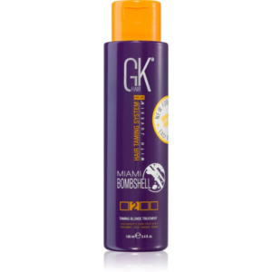 GK Hair Miami Bombshell Taming Blonde Treatment keratinos maszk a szőke és melírozott hajra 100 ml-Ár
