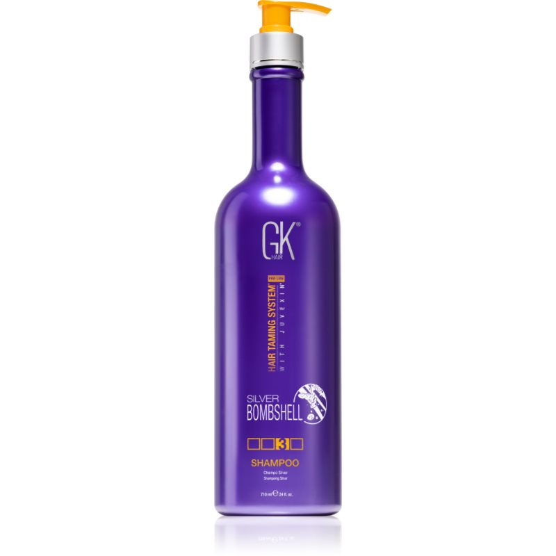 GK Hair Silver Bombshell sampon szőke hajra semlegesítő réz alaptónusok 710 ml-Ár