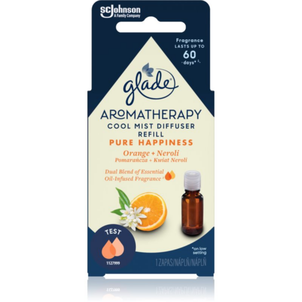 GLADE Aromatherapy Pure Happiness Aroma diffúzor töltet Orange + Neroli 17.4 ml