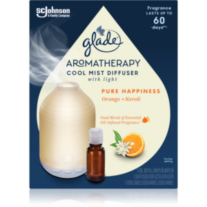 GLADE Aromatherapy Pure Happiness Aroma diffúzor töltettel Orange + Neroli 17