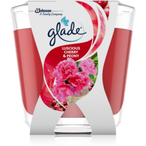 GLADE Luscious Cherry & Peony illatgyertya 70 g