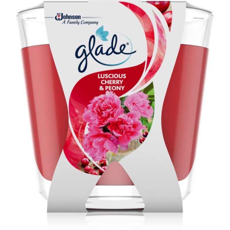 GLADE Luscious Cherry & Peony illatgyertya 70 g