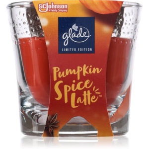 GLADE Pumpkin Spice Latté illatgyertya 112 g