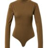 GLAMOROUS Rövid body  khaki-hu