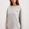 GRIMELANGE LEONA Oversize Gray Sweatshirt