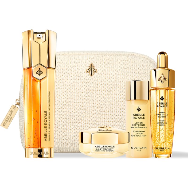 GUERLAIN Abeille Royale Age-Defying Programme Double R Renew & Repair Advanced Serum arcápoló szett