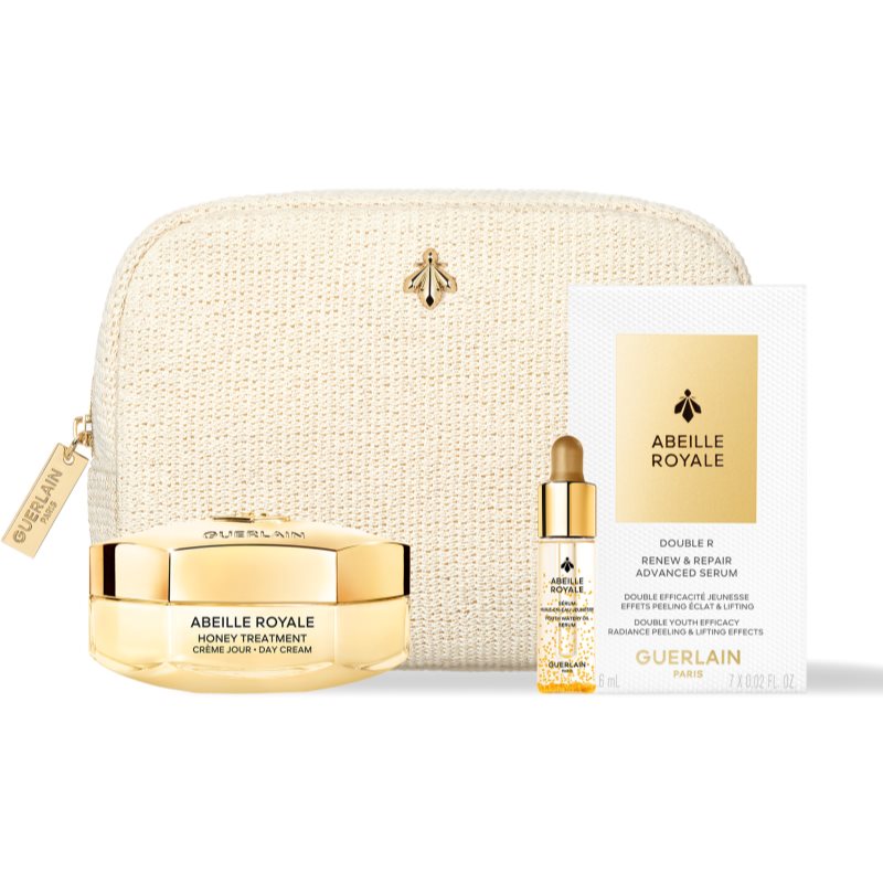 GUERLAIN Abeille Royale Age-Defying Ritual Honey Treatment Day Cream arcápoló szett