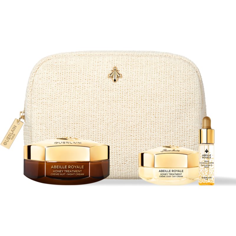 GUERLAIN Abeille Royale Age-Defying Ritual Honey Treatment Night Cream arcápoló szett