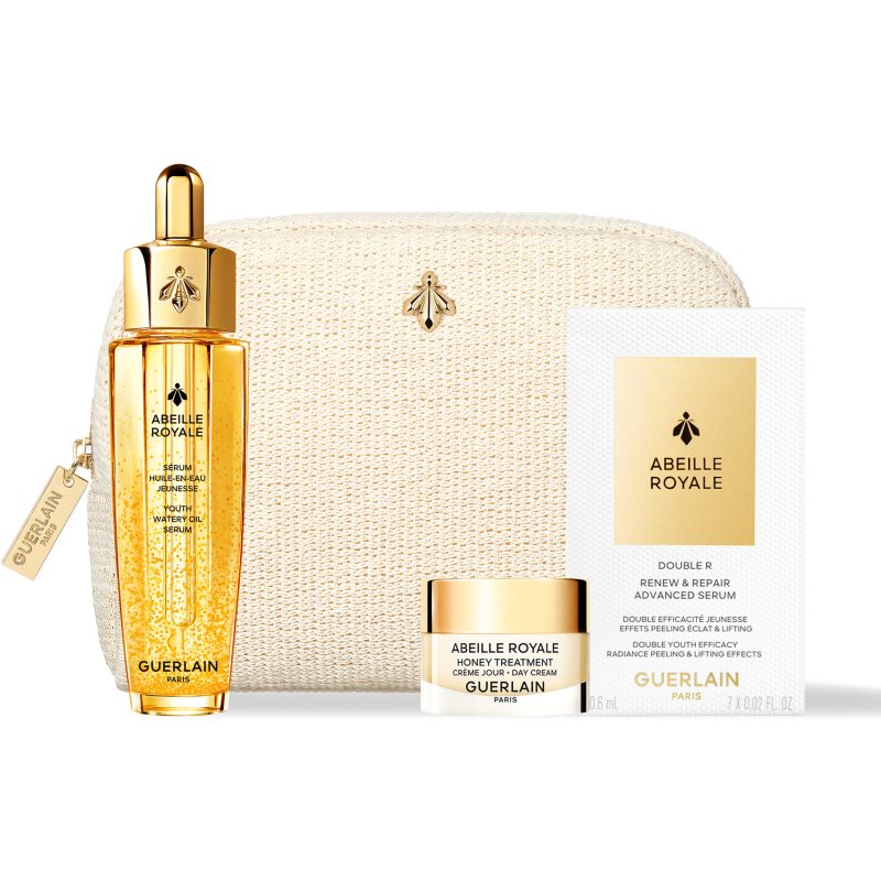 GUERLAIN Abeille Royale Age-Defying Ritual Youth Watery Oil Serum arcápoló szett