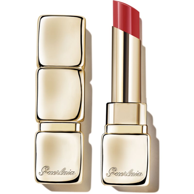 GUERLAIN KissKiss Shine Bloom fényes ajakrúzs árnyalat 409 Fuchsia Flush 3