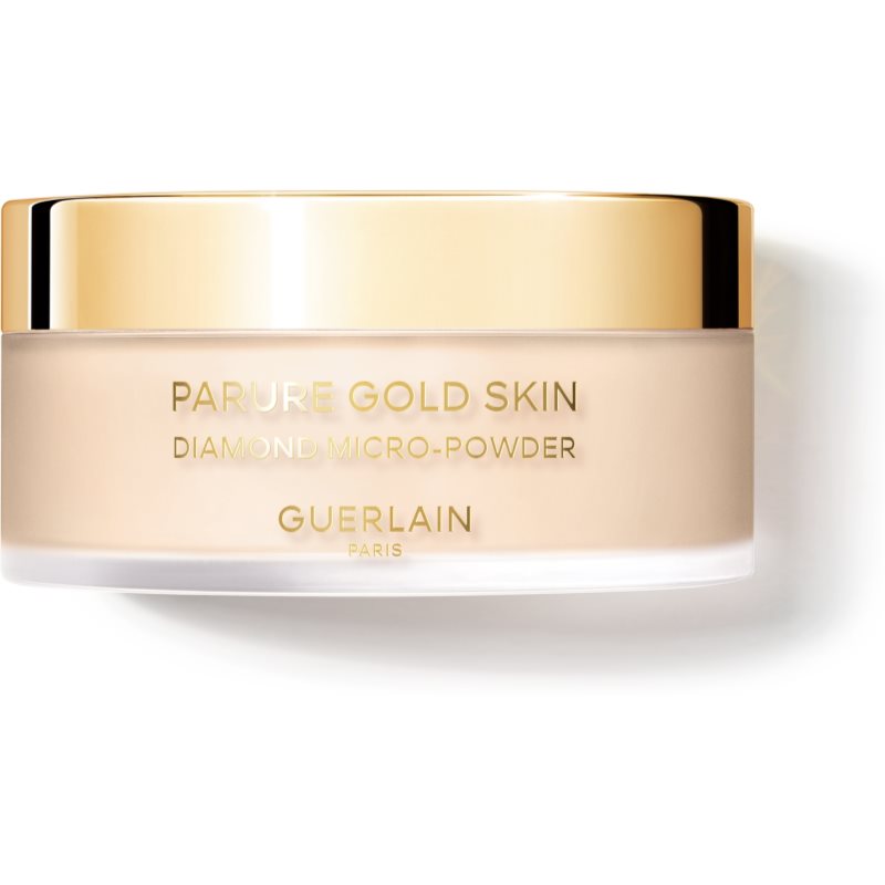 GUERLAIN Parure Gold Skin Diamond Micro-Powder bőrvilágosító púder árnyalat 02 Light / Clair 35 g