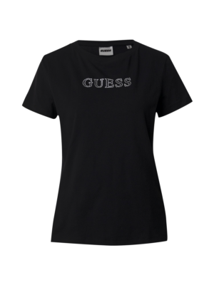 GUESS Póló 'Briana'  fekete / ezüst-Ár
