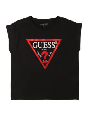 GUESS Póló  piros / fekete / fehér-hu