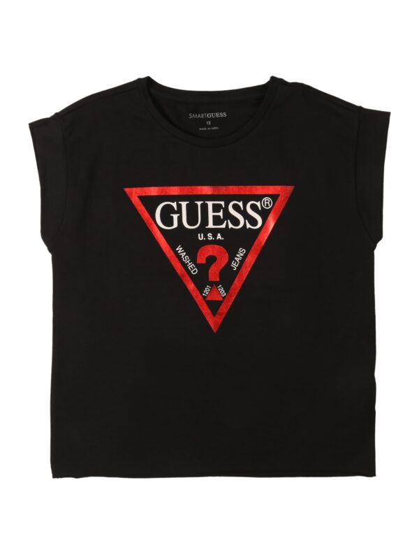 GUESS Póló  piros / fekete / fehér-hu