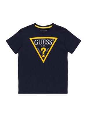 GUESS Póló  sötétkék / sárga / fehér-hu