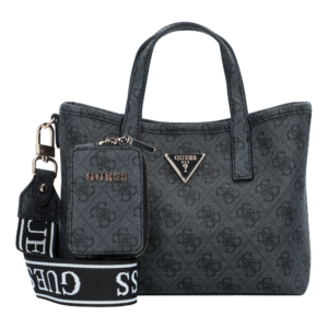 GUESS Shopper táska 'Latona'  antracit / fekete-Ár