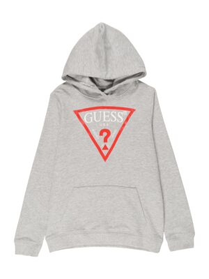 GUESS Tréning póló  szürke / piros / fehér-hu