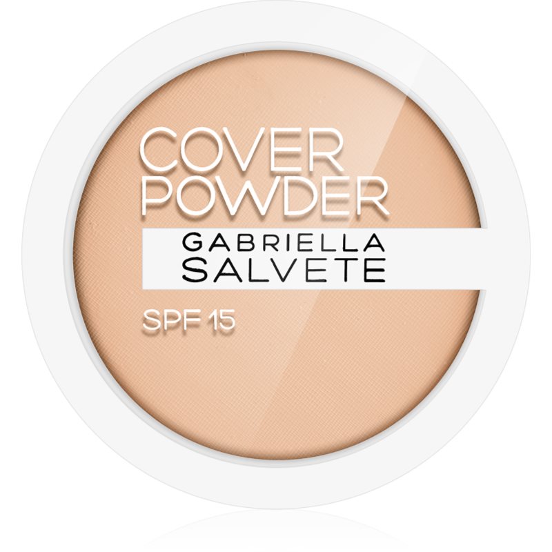 Gabriella Salvete Cover Powder kompakt púder SPF 15 árnyalat 02 Beige 9 g-Ár