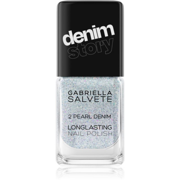 Gabriella Salvete Denim Story hosszantartó körömlakk árnyalat 02 Pearl Denim 11 ml-Ár