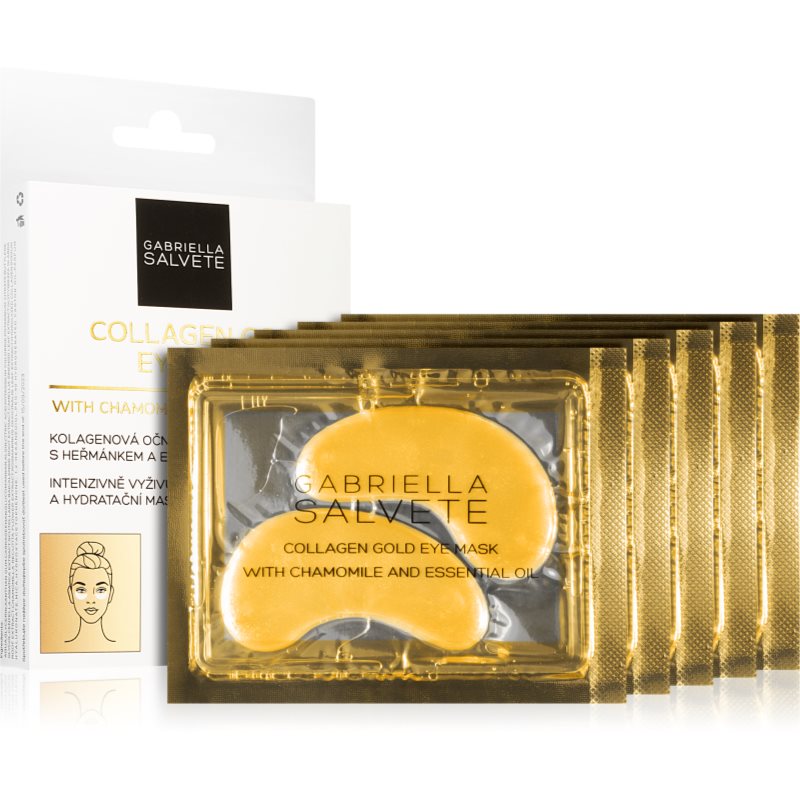 Gabriella Salvete Eye Mask Collagen Gold szemmaszk a duzzanat és sötét karikák ellen kollagénnel 5x2 db-Ár